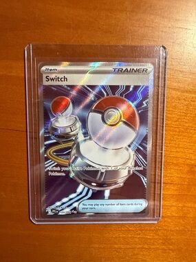 Pokemon Trainer Switch Holo - Red, White, Silver
& 1 more card